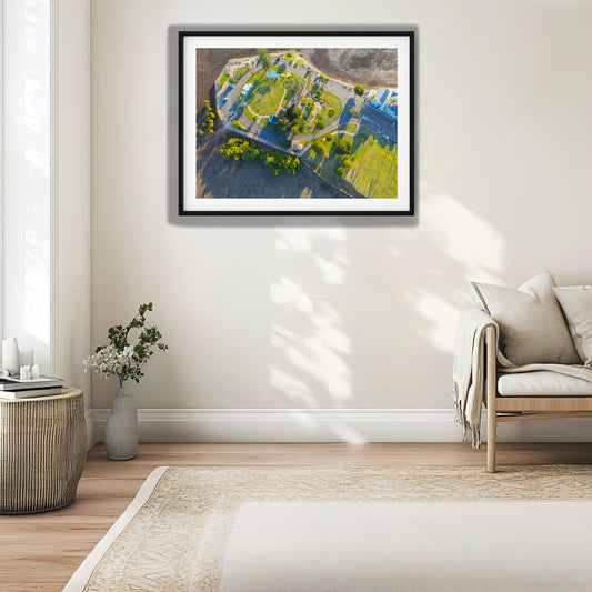 Waterfront Park Aerial View photo print