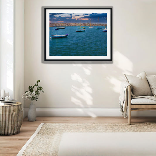 Boats Moored at St Kilda photo print