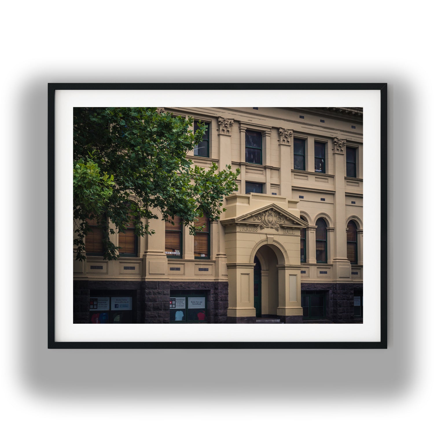 Heritage Trades Hall Front View photo print