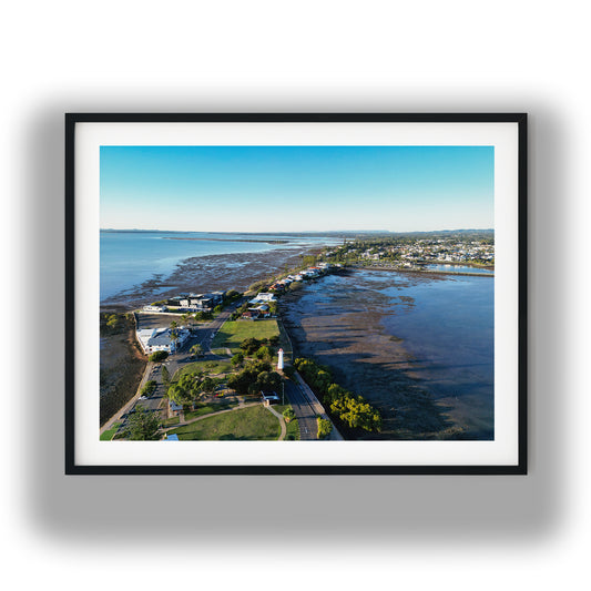 Cleveland Point Lighthouse Aerial View photo print
