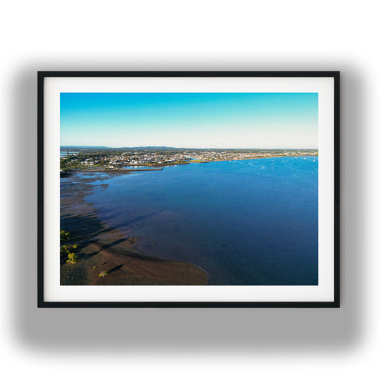 Aerial View Raby Bay Shoreline photo print
