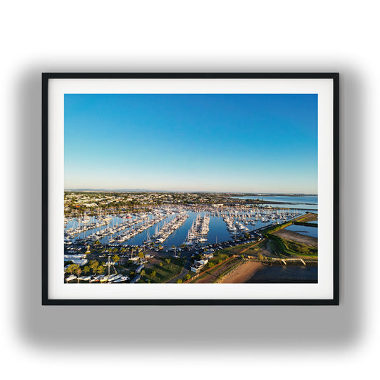 Manly Boat Harbour Aerial View photo print
