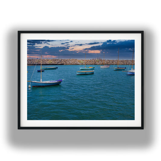 Boats Moored at St Kilda photo print